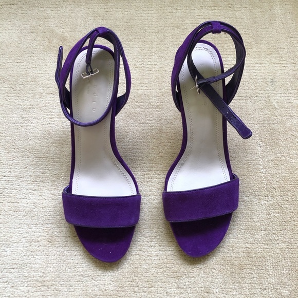 Sandro Purple Heels - Picture 3 of 6